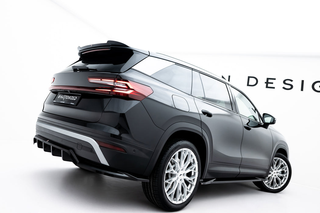 Maxton Design Rear Splitter (with vertical bars) Skoda Kodiaq Mk2