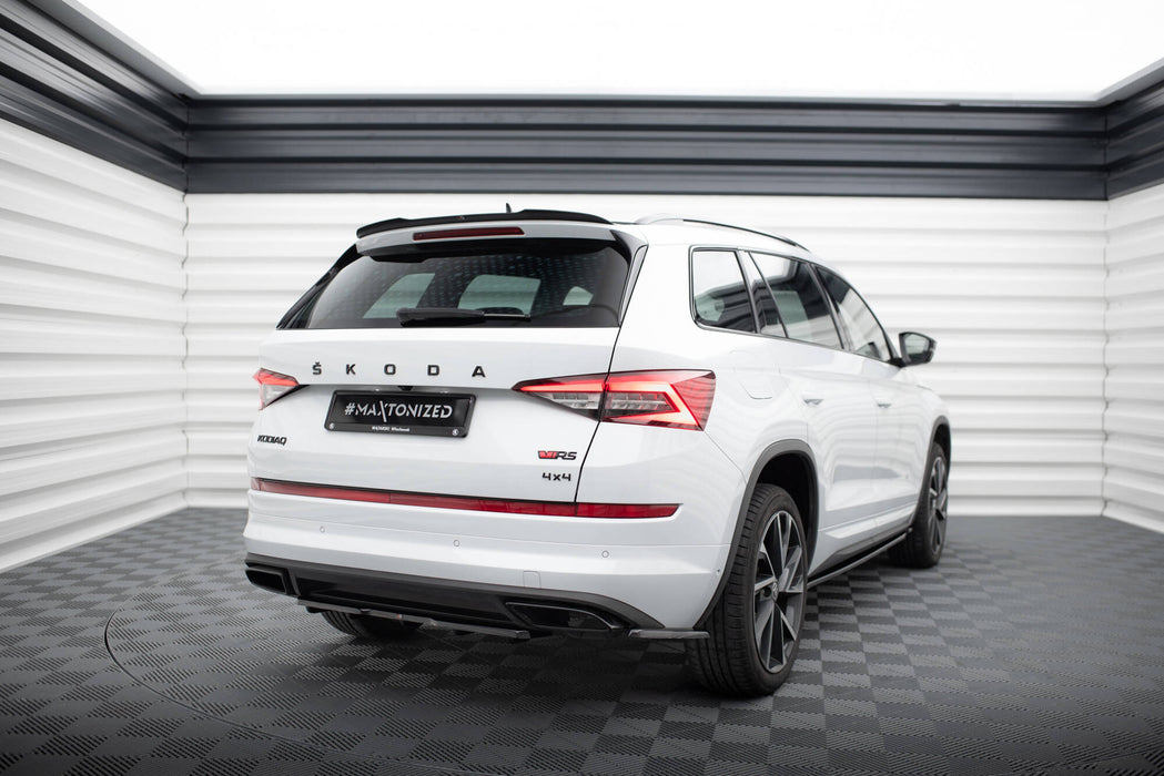 Maxton Design Rear Splitter (with vertical bars) Skoda Kodiaq RS Mk1 / Mk1 Facelift