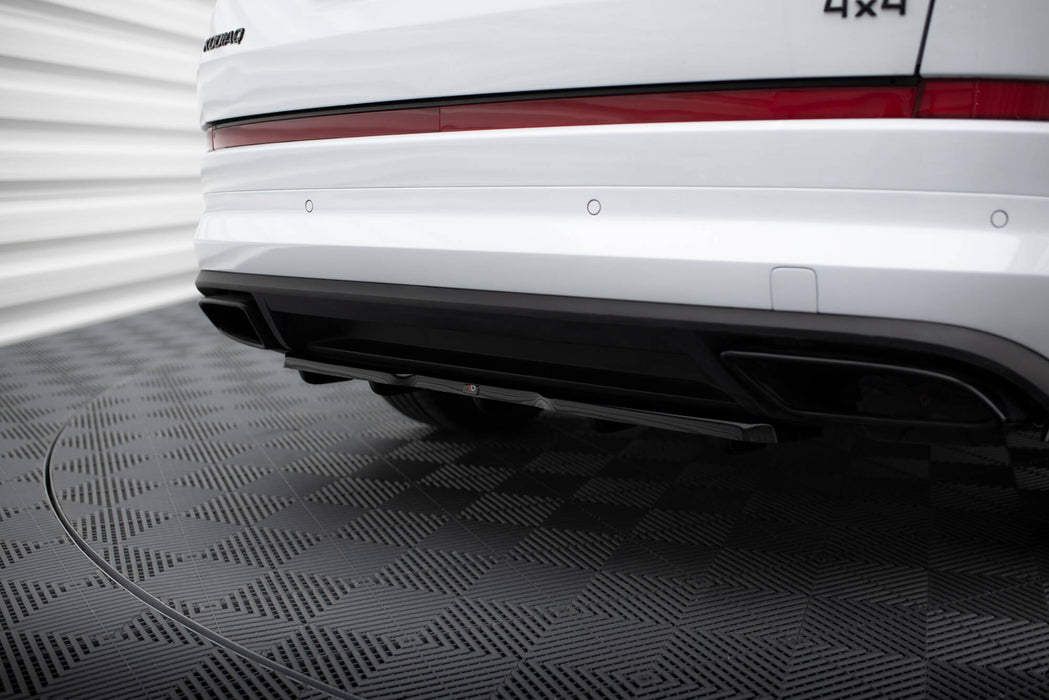 Maxton Design Rear Splitter (with vertical bars) Skoda Kodiaq RS Mk1 / Mk1 Facelift