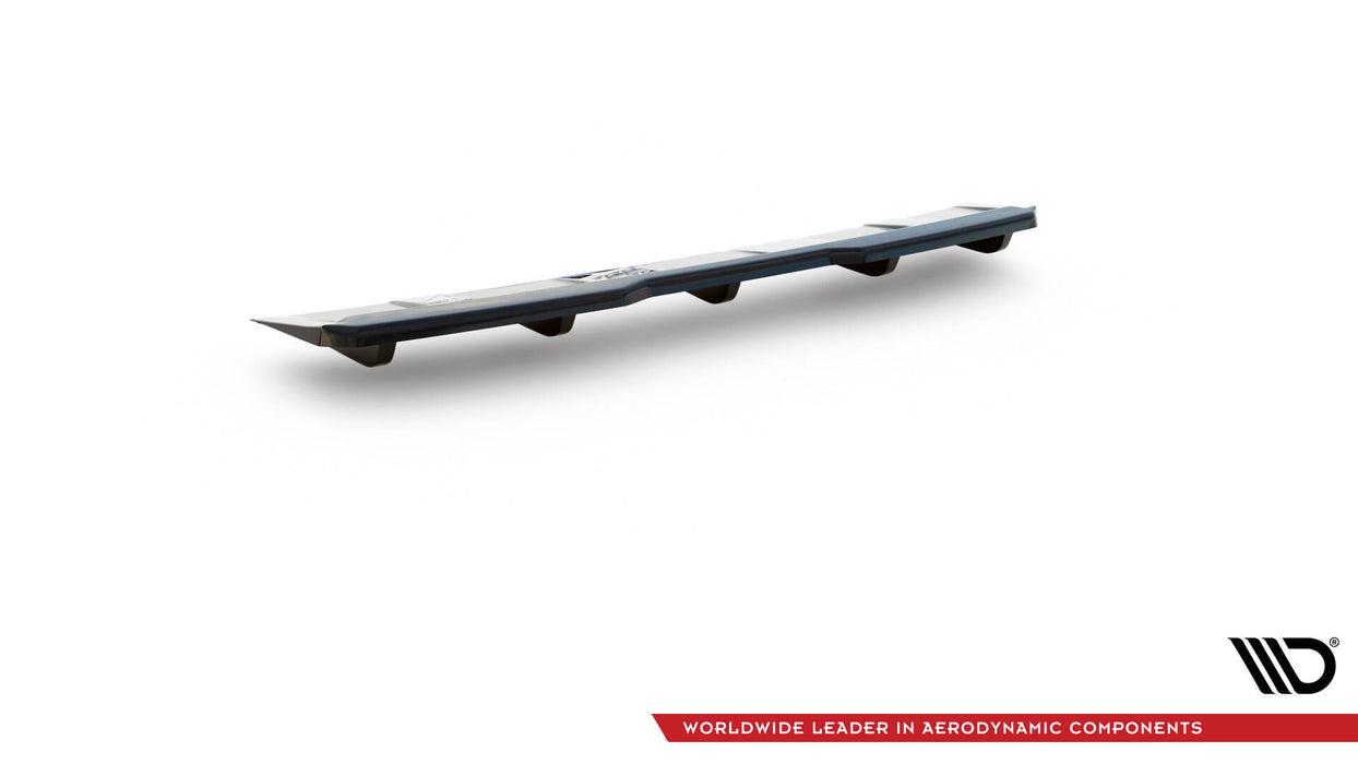Maxton Design Rear Splitter (with vertical bars) Skoda Kodiaq RS Mk1 / Mk1 Facelift