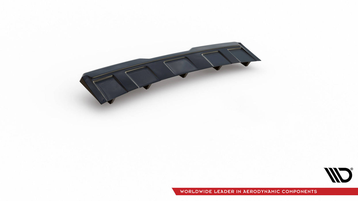 Maxton Design Rear Splitter (with vertical bars) Skoda Kodiaq RS Mk1 / Mk1 Facelift