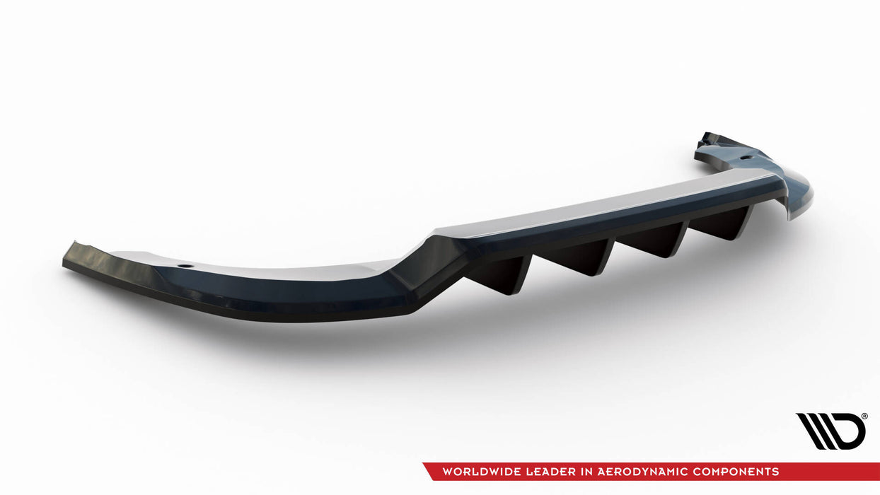 Maxton Design Rear Splitter (with vertical bars) Skoda Kodiaq Sportline Mk1 / Mk1 Facelift