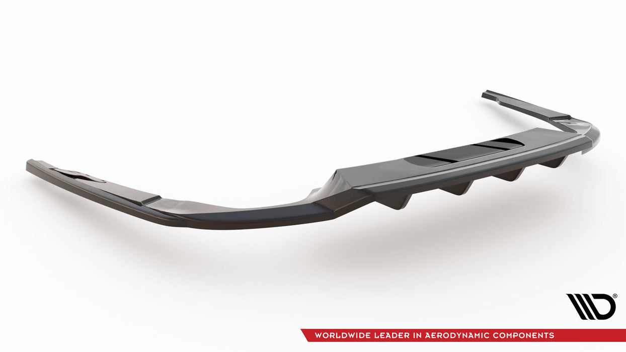 Maxton Design Rear Splitter (with vertical bars) Skoda Octavia Sportline Mk4
