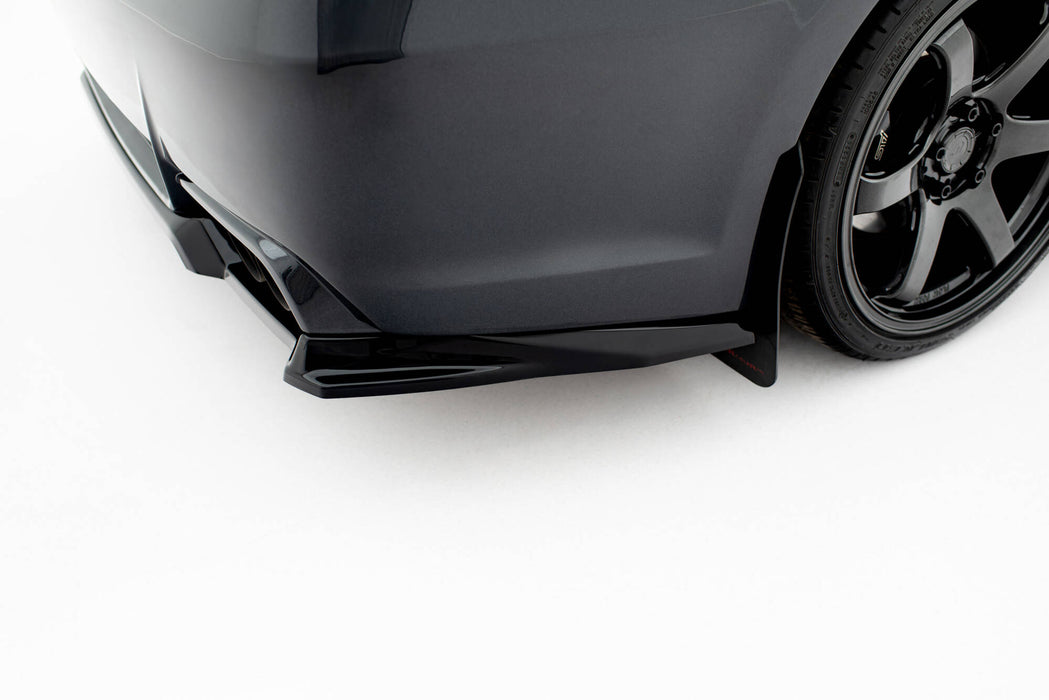 Maxton Design Rear Splitter (with vertical bars) Subaru Impreza WRX STI Mk3 Facelift