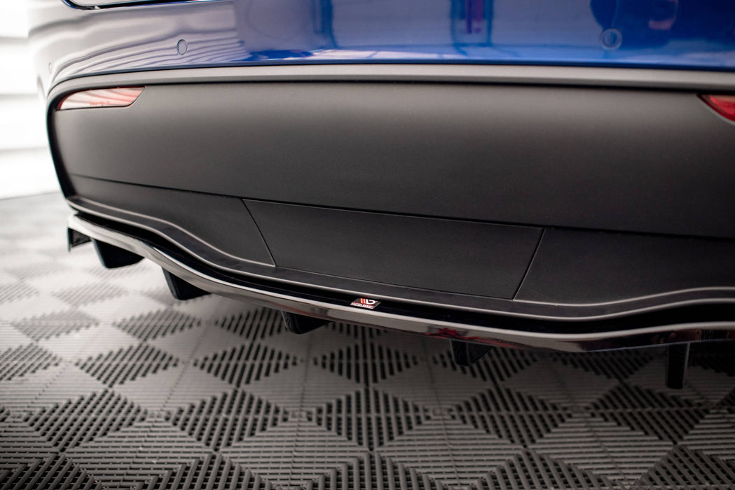 Maxton Design Rear Splitter (with vertical bars) Tesla Model Y
