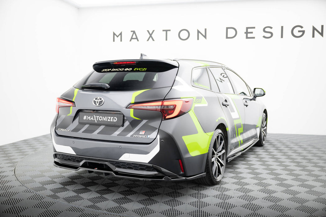 Maxton Design Rear Splitter (with vertical bars) Toyota Corolla GR Sport Touring Sports XII