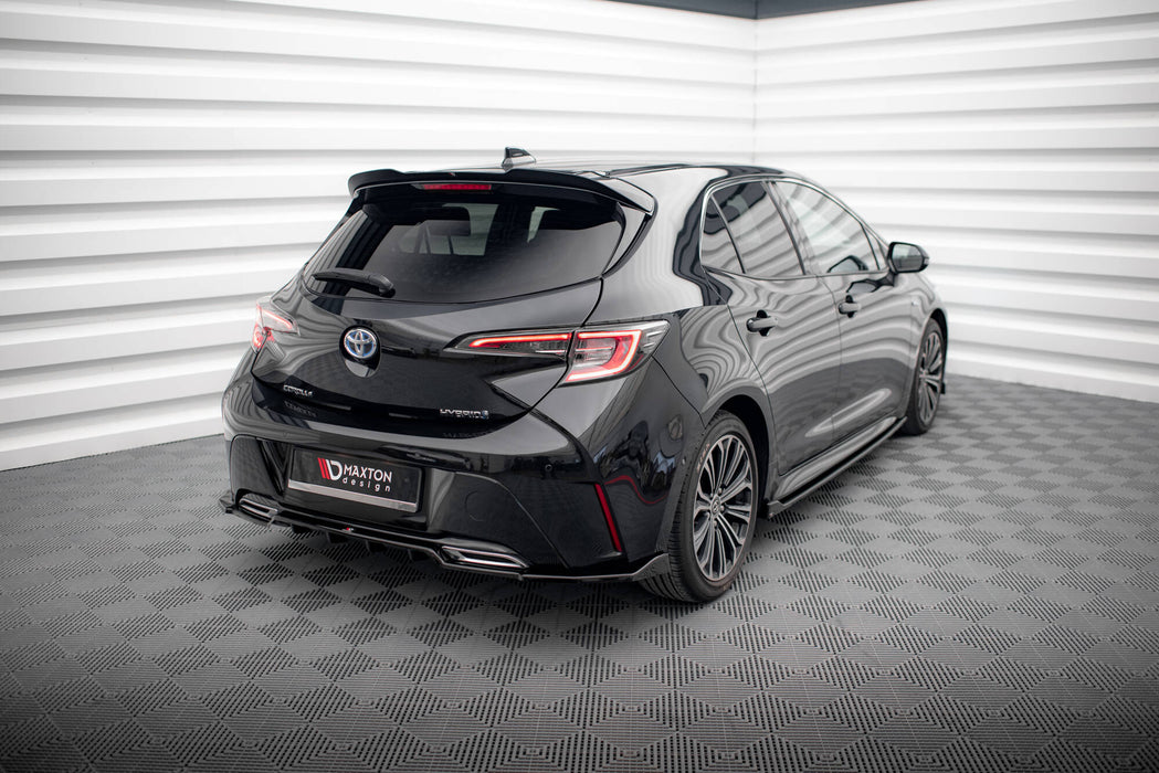 Maxton Design Rear Splitter (with vertical bars) Toyota Corolla Hatchback Mk12
