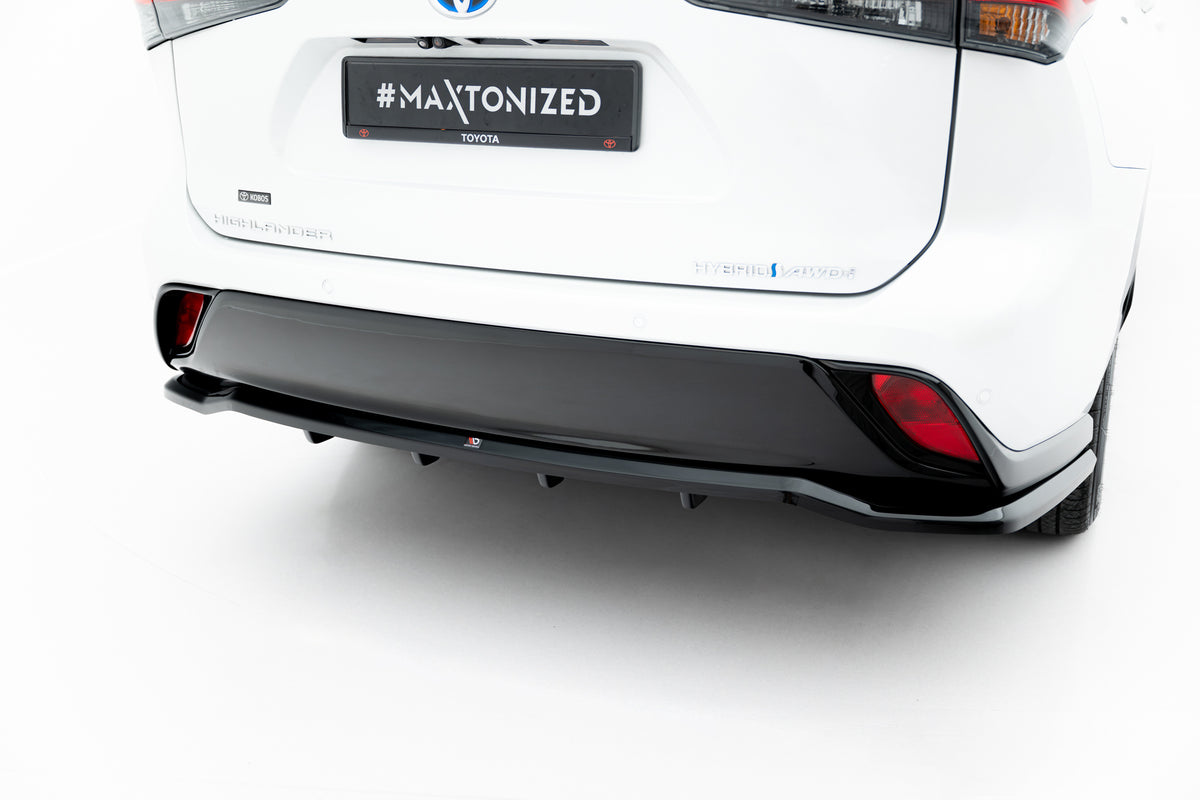 Maxton Design Rear Splitter (with vertical bars) Toyota Highlander Mk4 ...