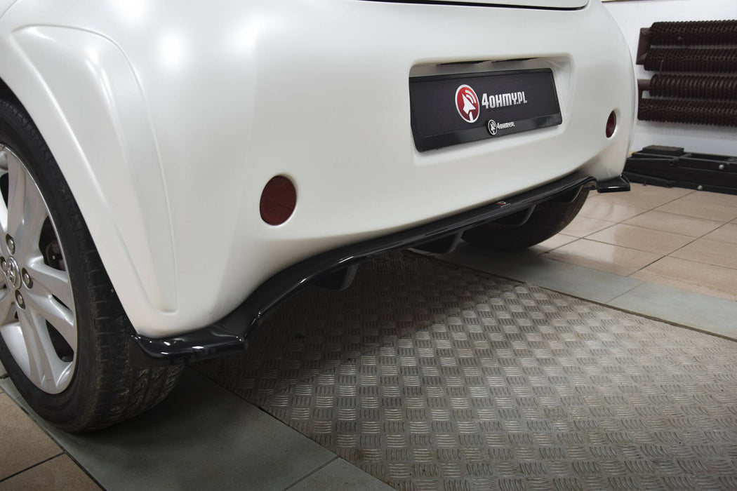 Maxton Design Rear Splitter (with vertical bars) Toyota IQ