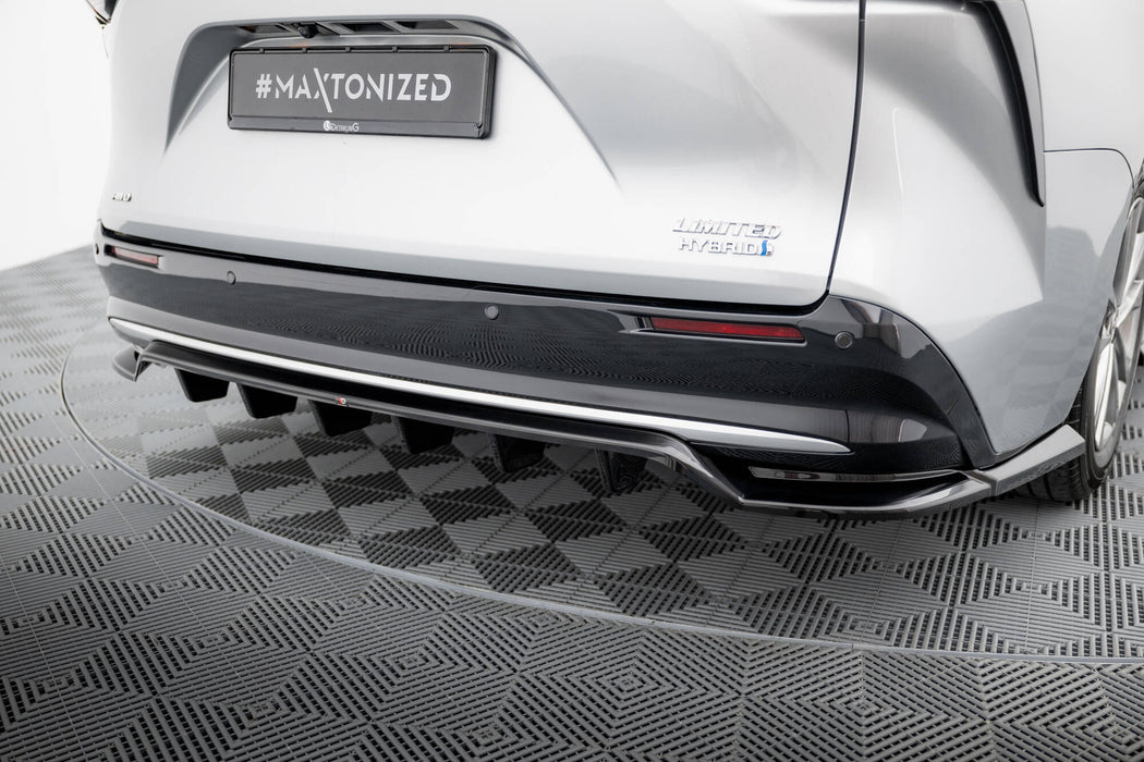 Maxton Design Rear Splitter (with vertical bars) Toyota Sienna Mk4