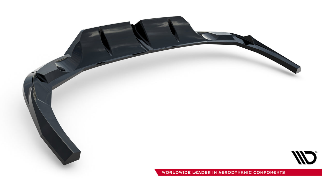 Maxton Design Rear Splitter (with vertical bars) V.1 Audi RS3 Sedan 8Y Facelift