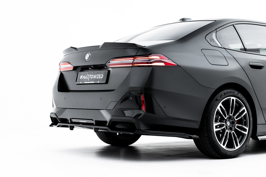 Maxton Design Rear Splitter (with vertical bars) V.1 BMW 5 / i5 M-Pack G60