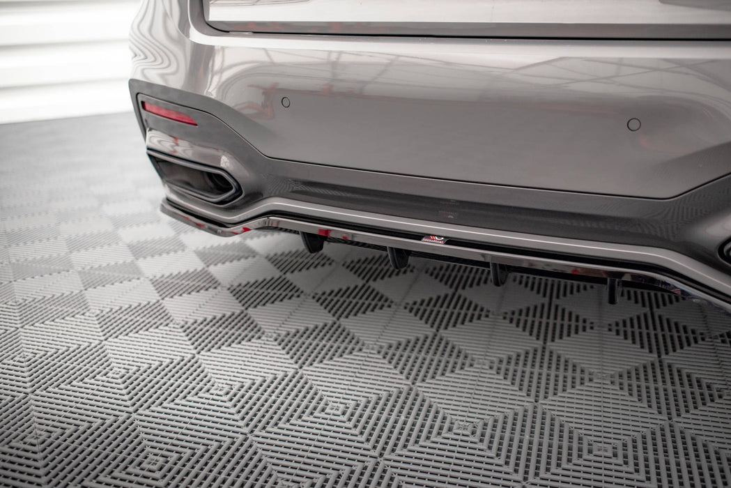 Maxton Design Rear Splitter (with vertical bars) V.1 BMW 7 M-Pack G11 / G12 Facelift