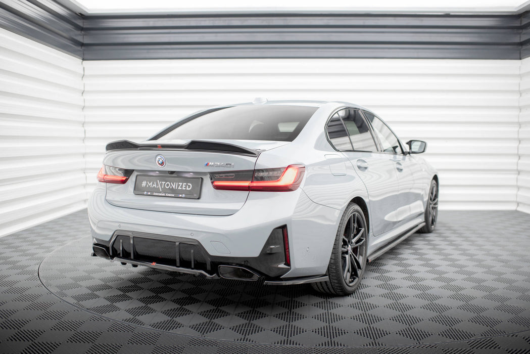 Maxton Design Rear Splitter (with vertical bars) V.1 BMW M340i G20 / G21 Facelift
