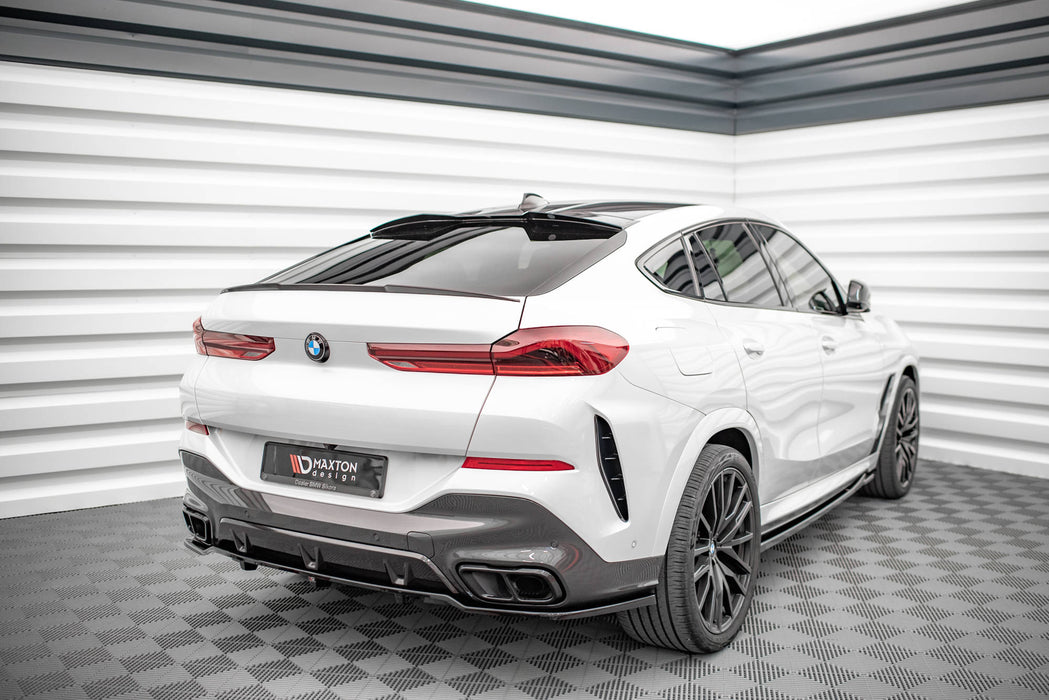 Maxton Design Rear Splitter (with vertical bars) V.1 BMW X6 M-Pack G06