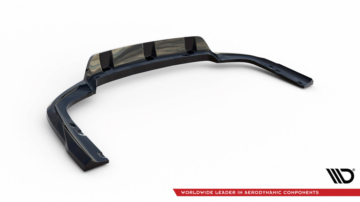 Maxton Design Rear Splitter (with vertical bars) V.1 BMW X6 M-Pack G06 Facelift
