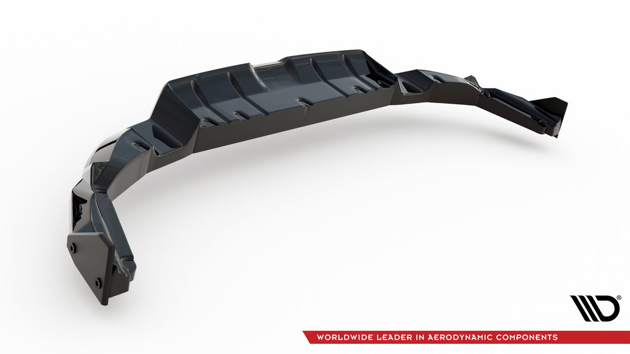 Maxton Design Rear Splitter (with vertical bars) V.1 + Flaps Subaru BRZ Mk2