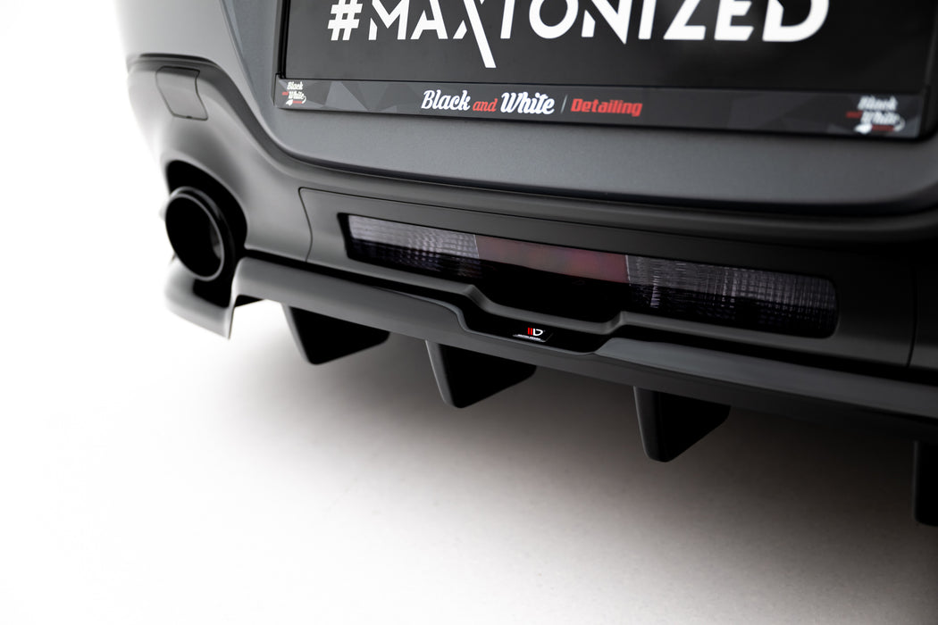 Maxton Design Rear Splitter (with vertical bars) V.1 + Flaps Toyota GR86 Mk1