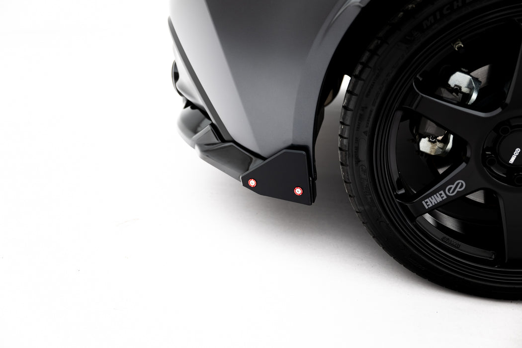 Maxton Design Rear Splitter (with vertical bars) V.1 + Flaps Toyota GR86 Mk1