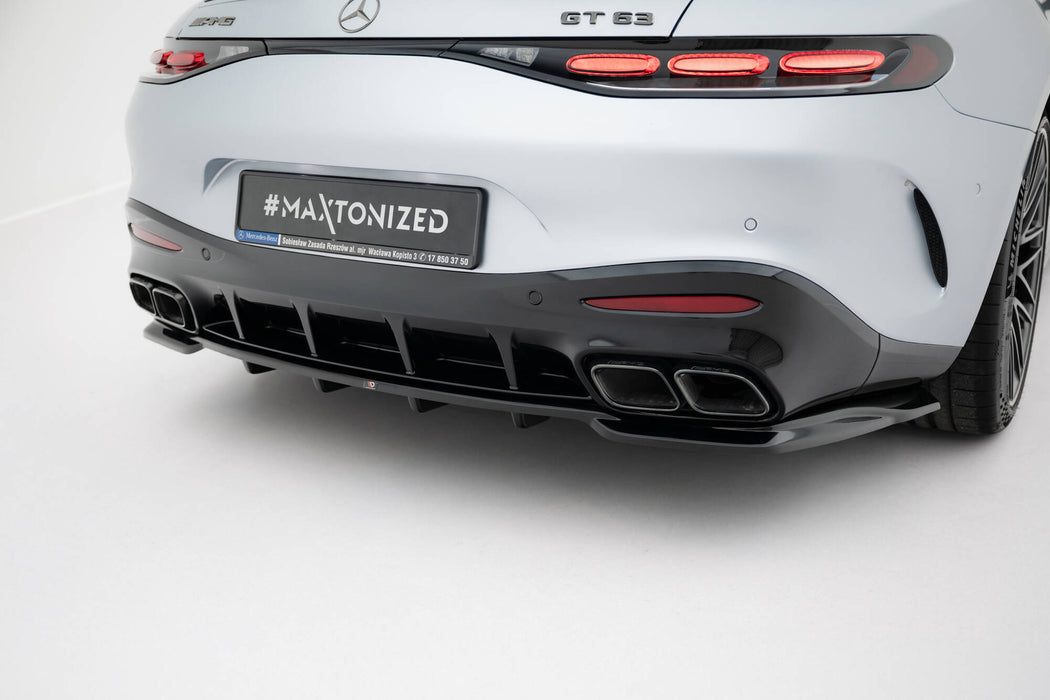 Maxton Design Rear Splitter (with vertical bars) V.1 Mercedes-AMG GT 63 / 55 / 63 S E Performance C192