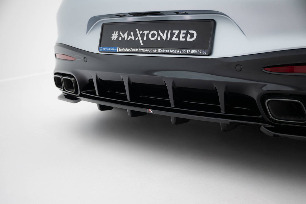 Maxton Design Rear Splitter (with vertical bars) V.1 Mercedes-AMG GT 63 / 55 / 63 S E Performance C192