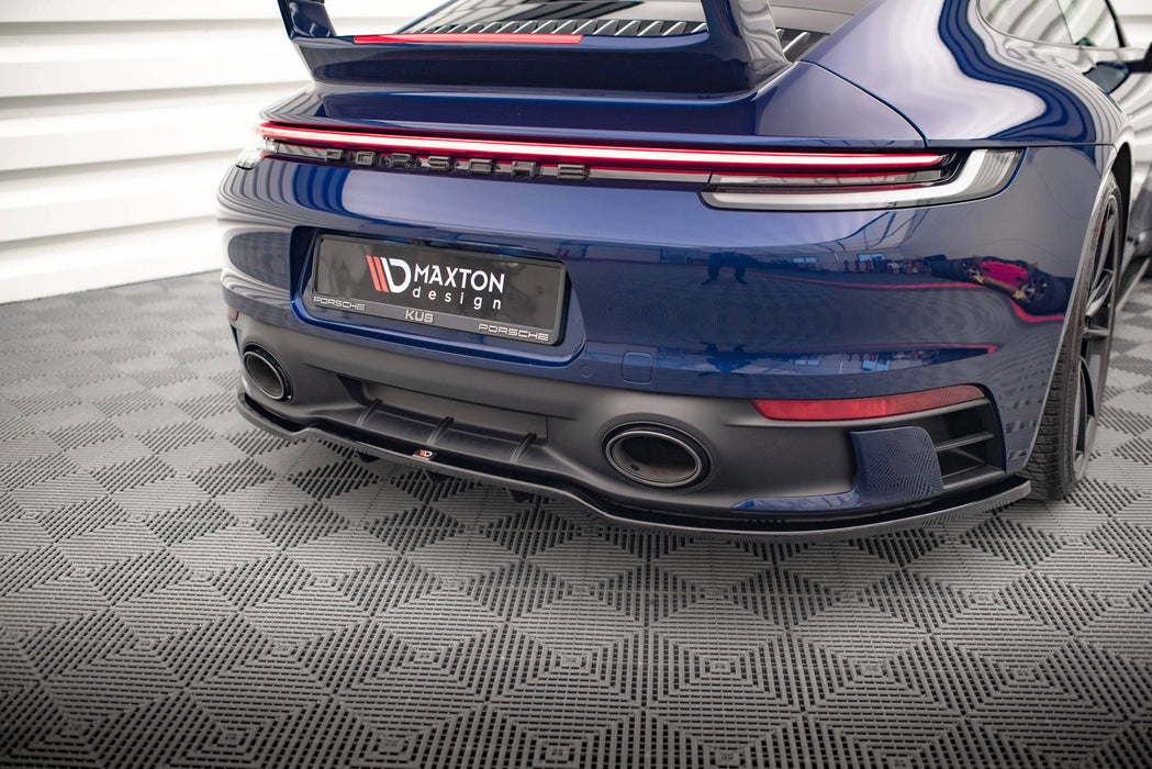 Maxton Design Rear Splitter (with vertical bars) V.1 Porsche 911 Carrera Aero / Carrera GTS 992
