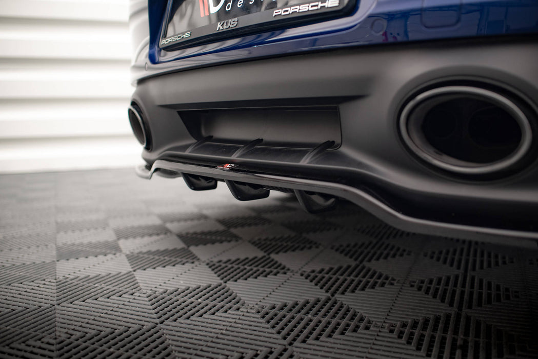 Maxton Design Rear Splitter (with vertical bars) V.1 Porsche 911 Carrera Aero / Carrera GTS 992