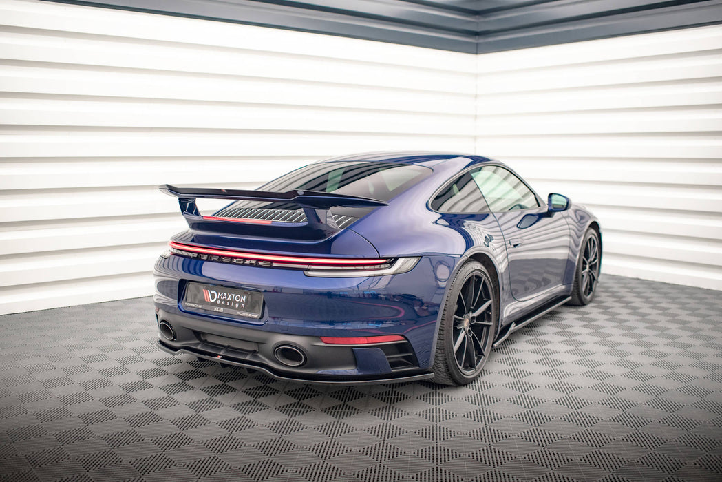 Maxton Design Rear Splitter (with vertical bars) V.1 Porsche 911 Carrera Aero / Carrera GTS 992