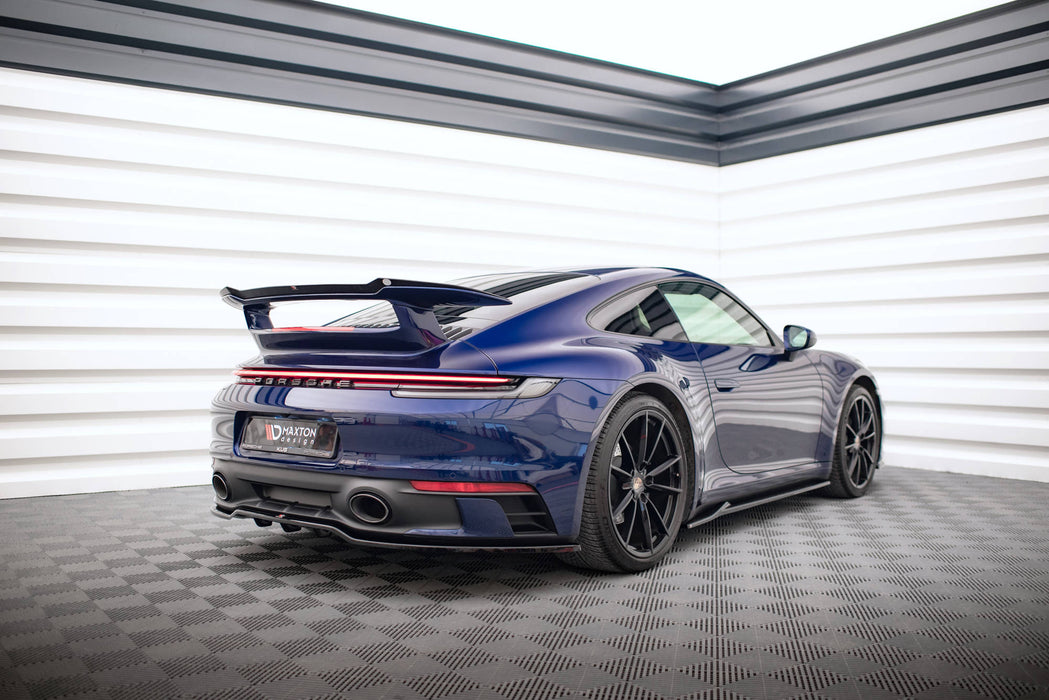 Maxton Design Rear Splitter (with vertical bars) V.1 Porsche 911 Carrera Aero / Carrera GTS 992