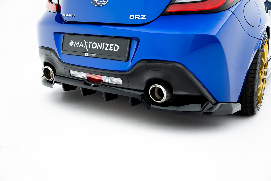 Maxton Design Rear Splitter (with vertical bars) V.1 Subaru BRZ Mk2