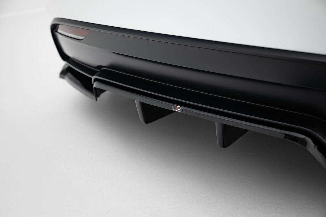 Maxton Design Rear Splitter (with vertical bars) V.1 Tesla Model 3 Performance Mk1 Facelift