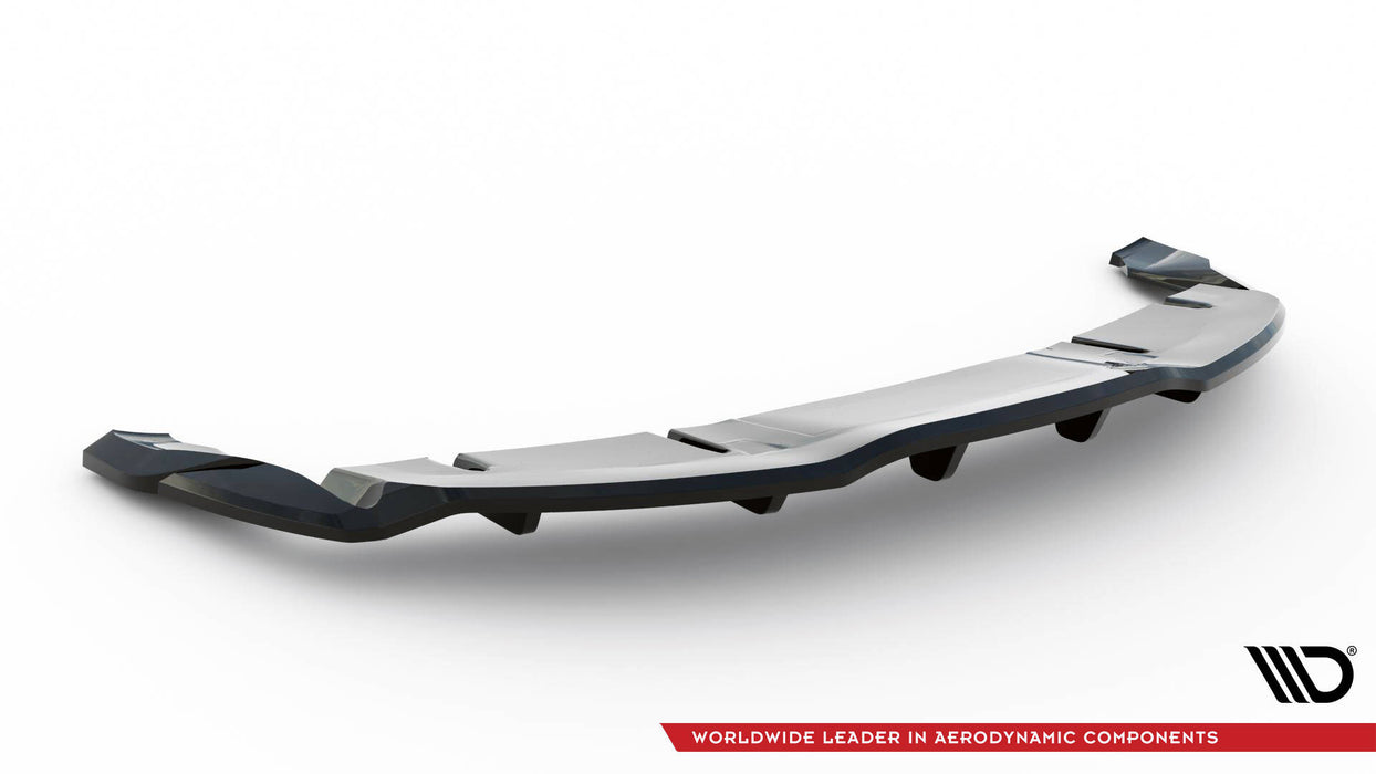 Maxton Design Rear Splitter (with vertical bars) V.1 Tesla Model 3 Project Highland(Facelift)