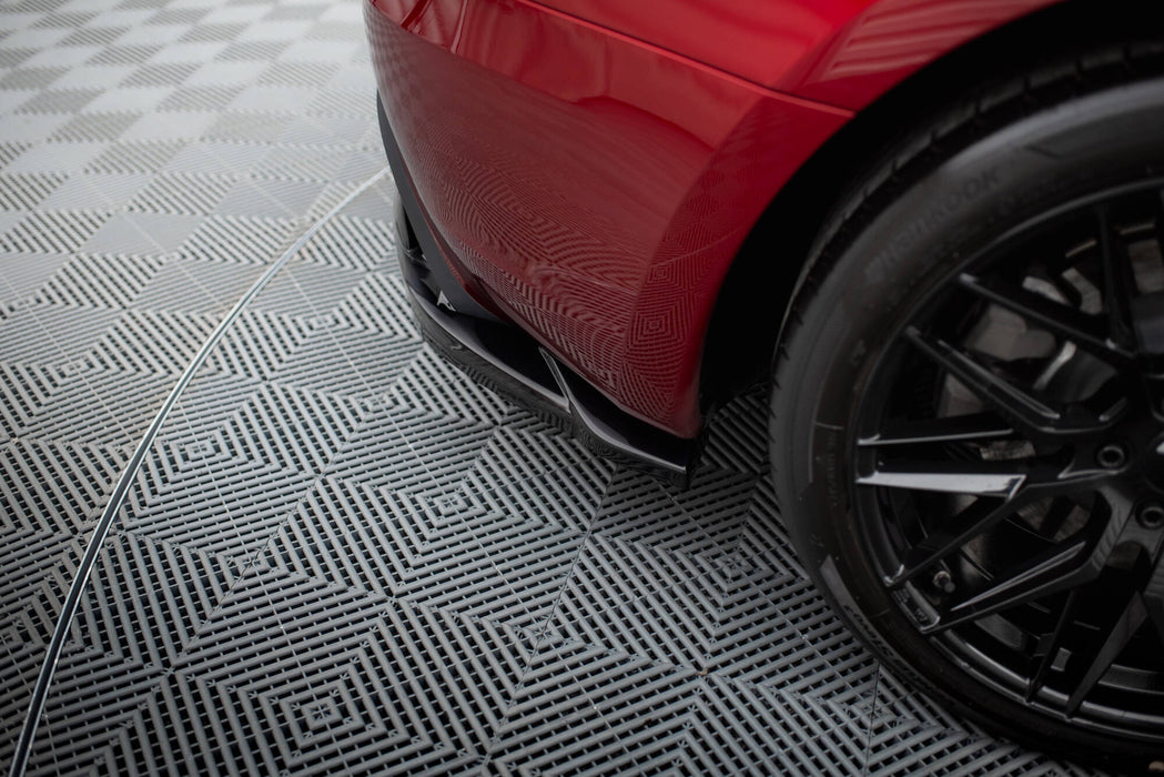 Maxton Design Rear Splitter (with vertical bars) V.1 Tesla Model 3 Project Highland(Facelift)