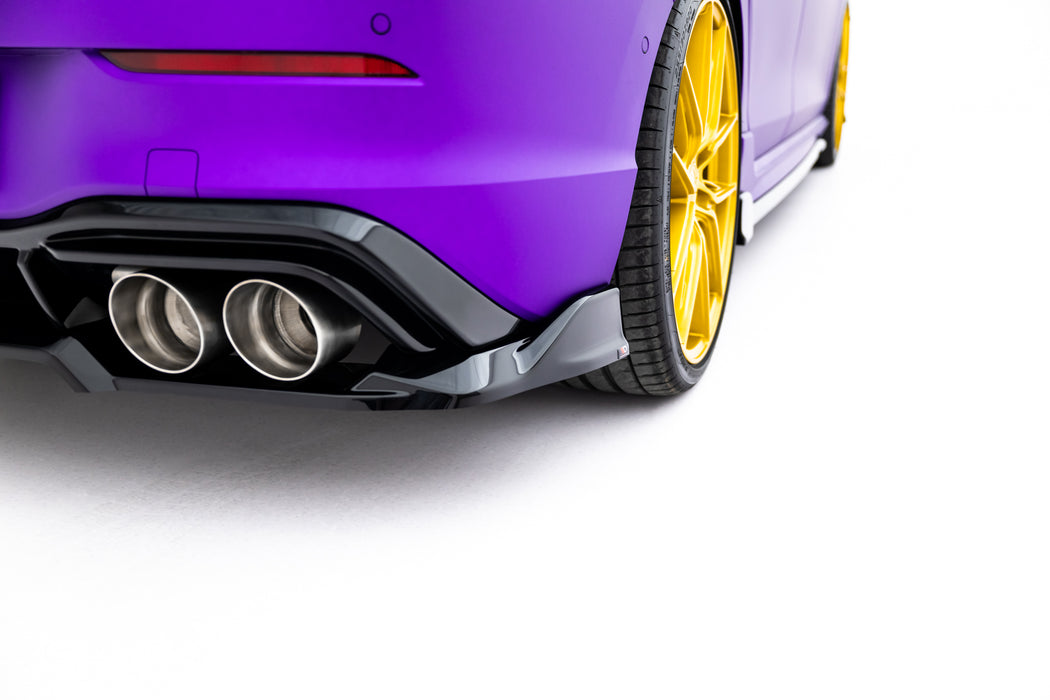 Maxton Design Rear Splitter (with vertical bars) V.1 Volkswagen Golf R  Mk8 / Mk8 Facelift