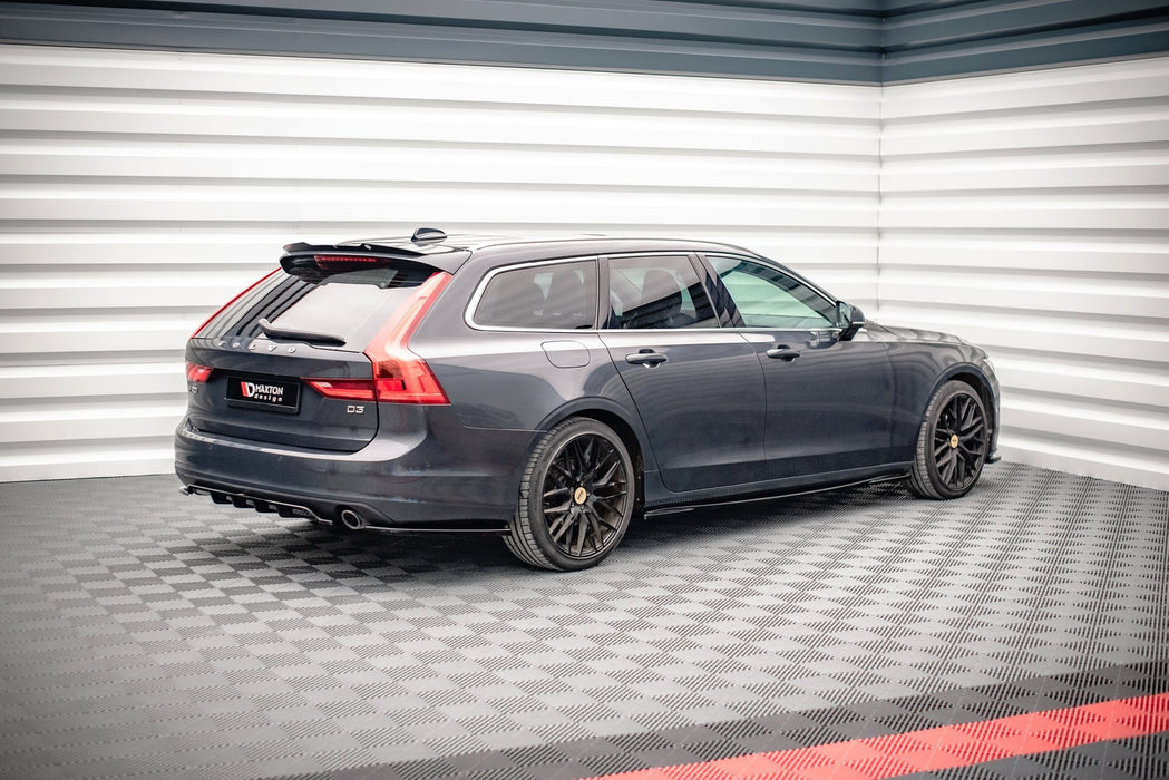 Maxton Design Rear Splitter (with vertical bars) V.1 Volvo V90 Mk2