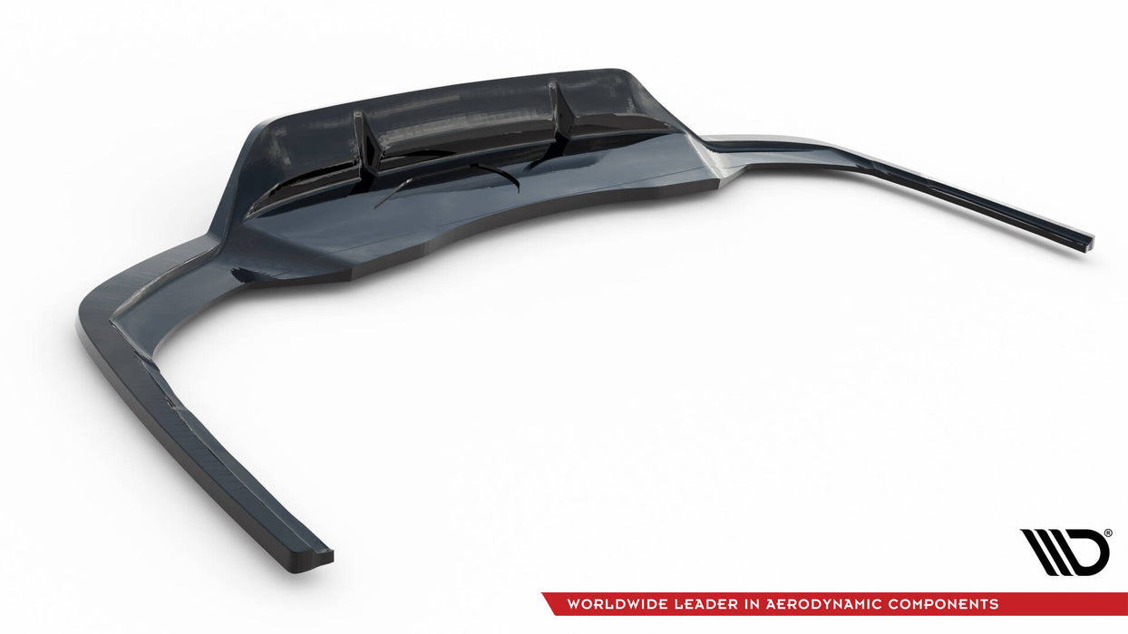 Maxton Design Rear Splitter (with vertical bars) V.2 Audi A4 S-Line B9 Facelift