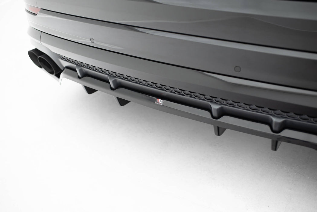 Maxton Design Rear Splitter (with vertical bars) V.2 Audi SQ8 / Q8 S-Line Mk1 Facelift