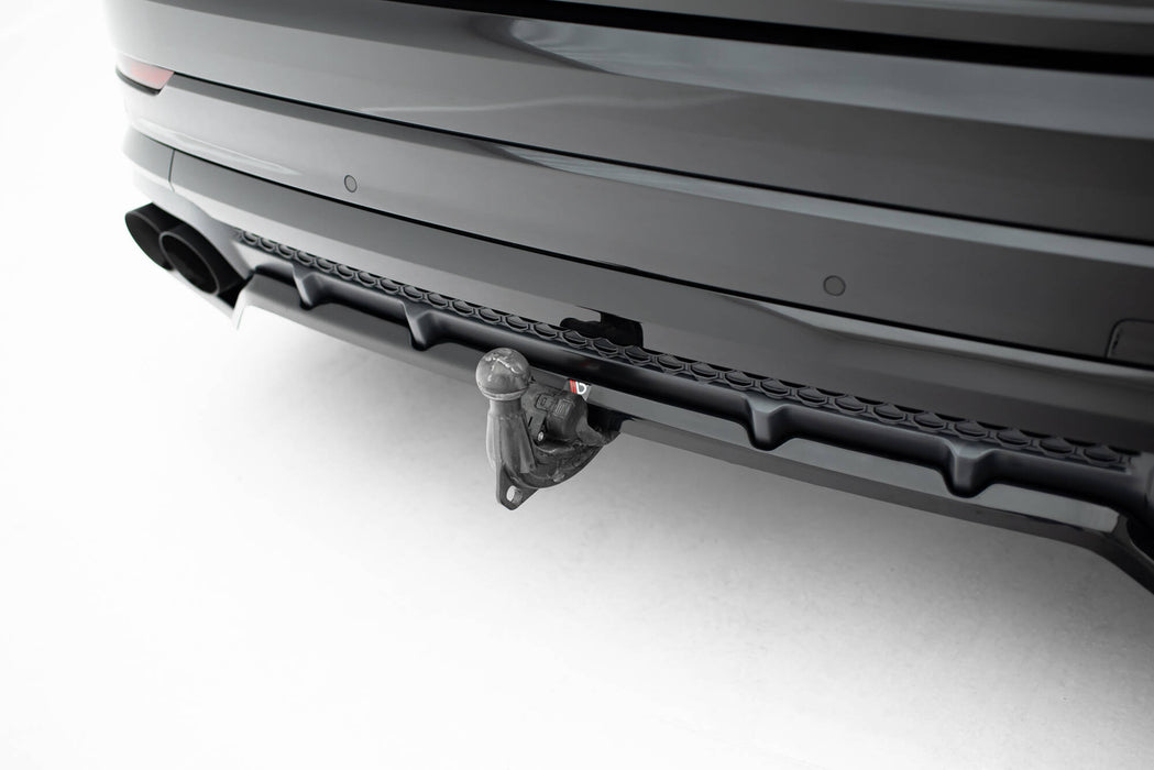 Maxton Design Rear Splitter (with vertical bars) V.2 Audi SQ8 / Q8 S-Line Mk1 Facelift