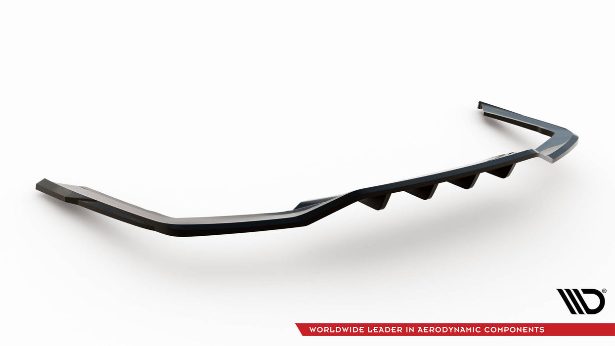 Maxton Design Rear Splitter (with vertical bars) V.2 BMW 7 M-Pack G11 / G12 Facelift