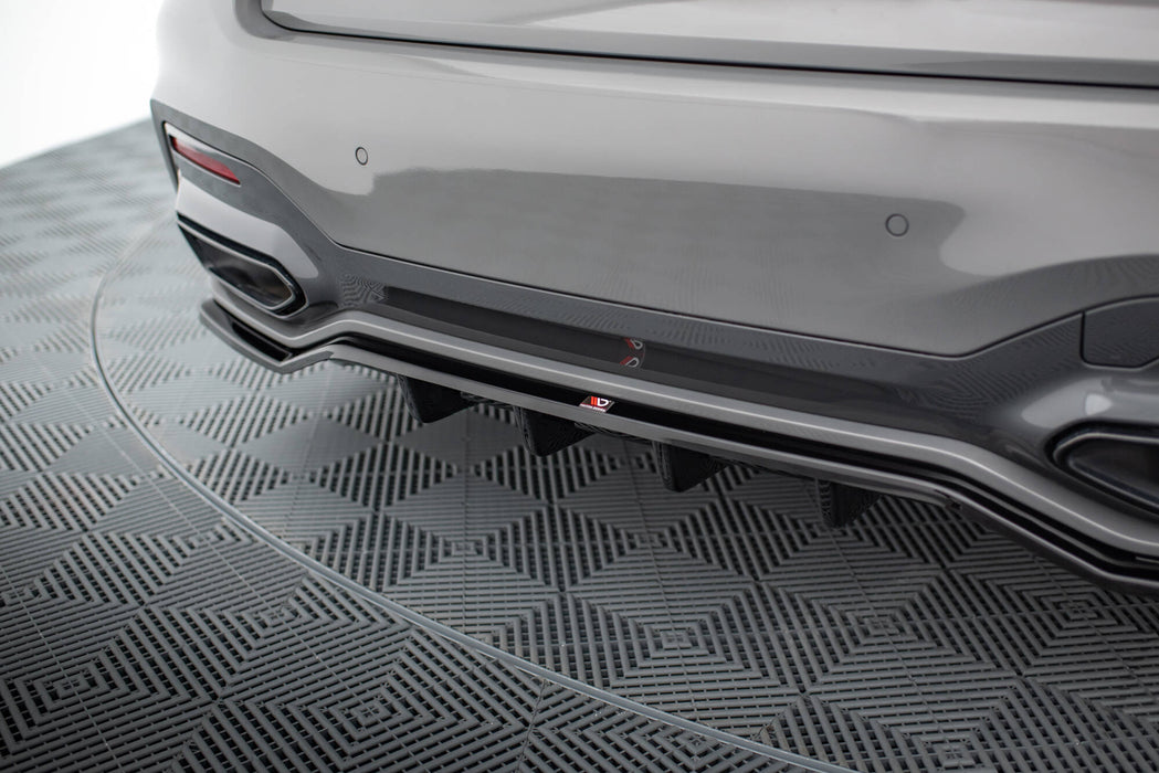 Maxton Design Rear Splitter (with vertical bars) V.2 BMW 7 M-Pack G11 / G12 Facelift