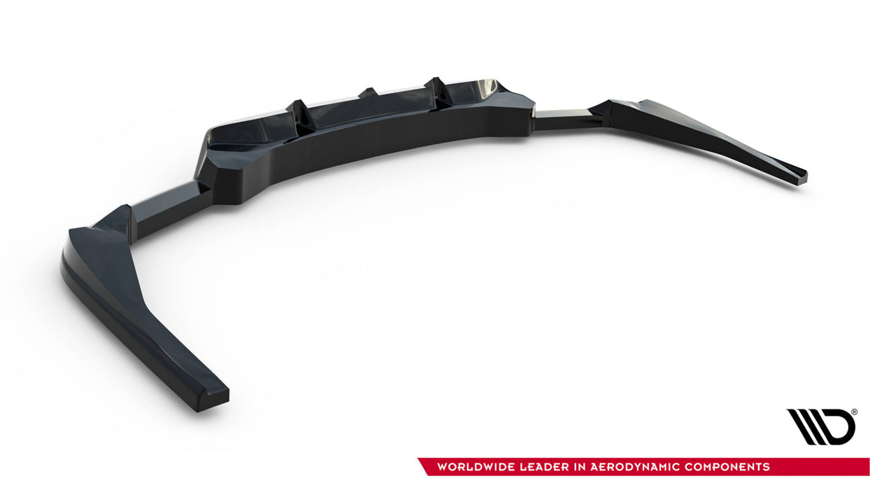 Maxton Design Rear Splitter (with vertical bars) V.2 BMW X4 M-Pack G02 Facelift