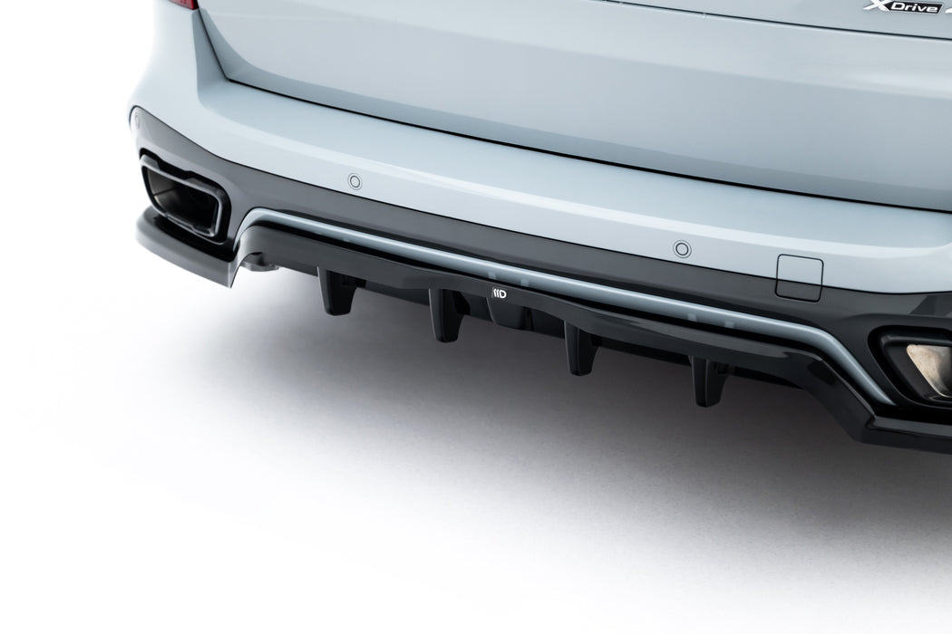 Maxton Design Rear Splitter (with vertical bars) V.2 BMW X5 M-Pack G05 Facelift