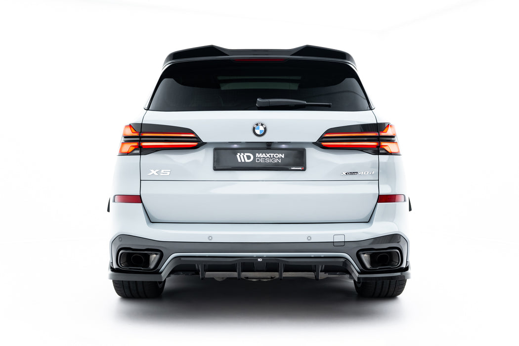 Maxton Design Rear Splitter (with vertical bars) V.2 BMW X5 M-Pack G05 Facelift