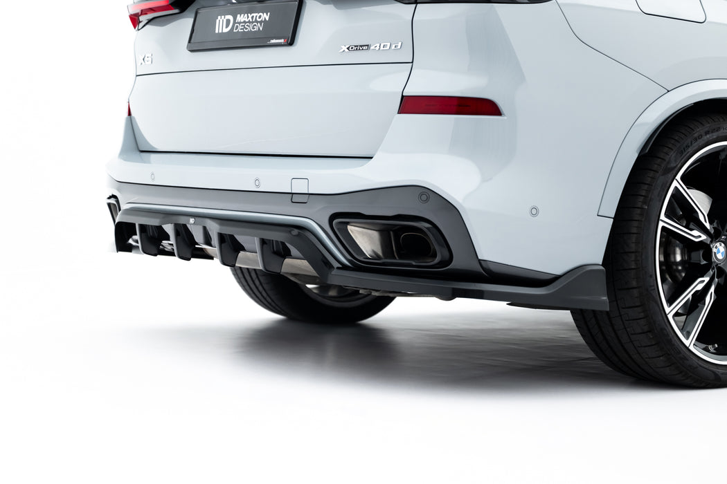 Maxton Design Rear Splitter (with vertical bars) V.2 BMW X5 M-Pack G05 Facelift