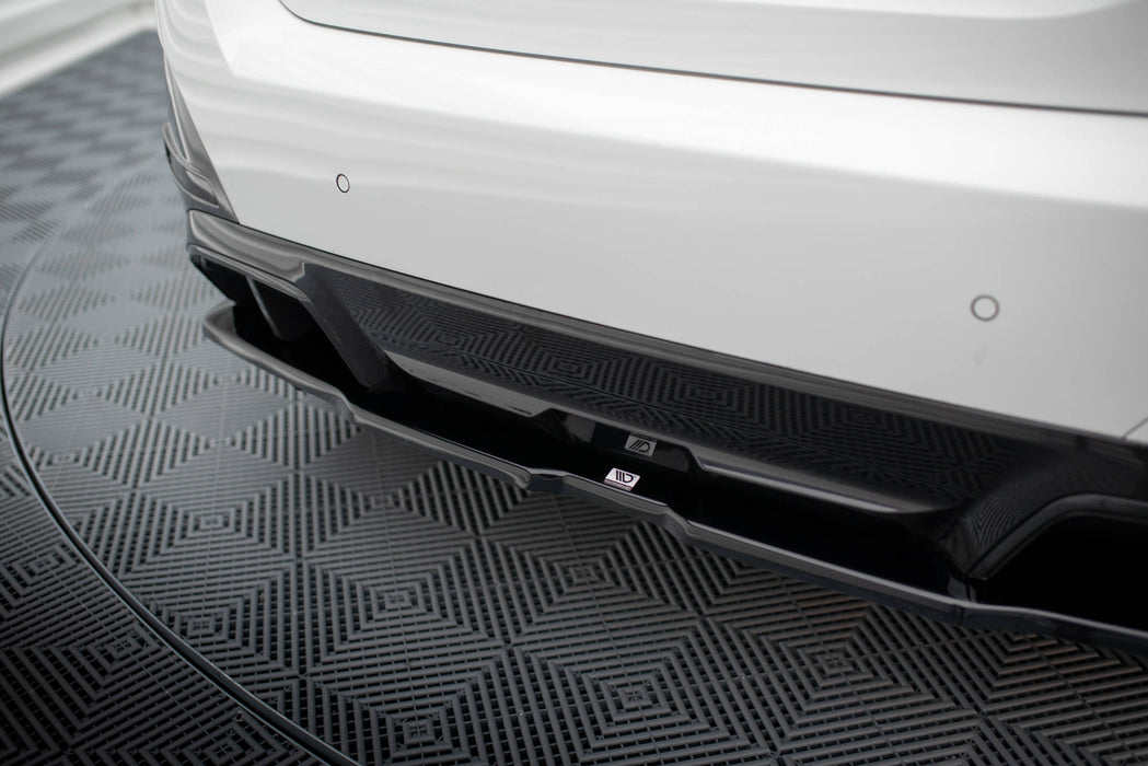 Maxton Design Rear Splitter (with vertical bars) V.2 BMW i4 M-Pack G26