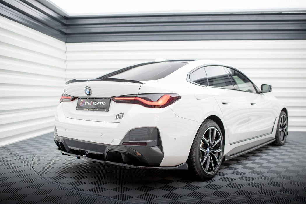 Maxton Design Rear Splitter (with vertical bars) V.2 BMW i4 M-Pack G26