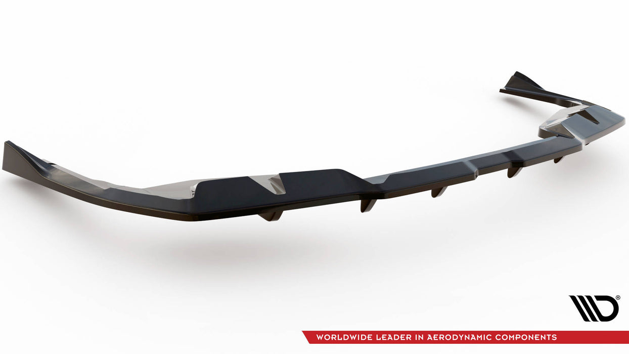 Maxton Design Rear Splitter (with vertical bars) V.2 BMW i4 M-Pack G26