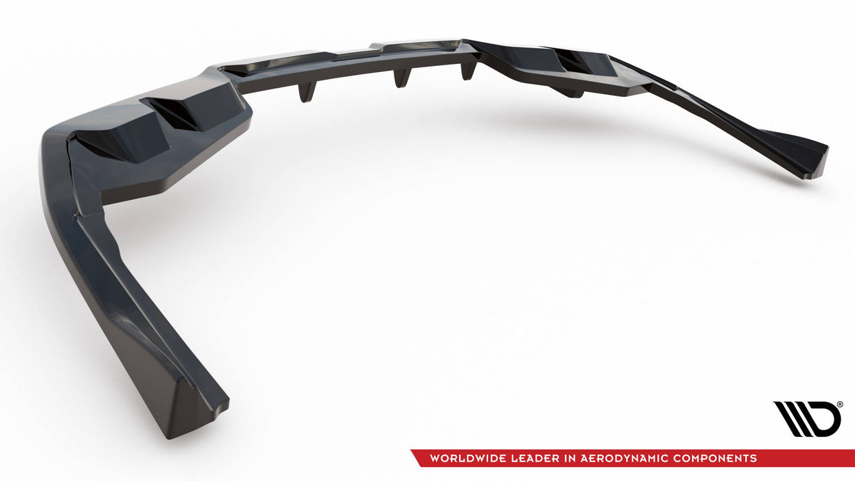 Maxton Design Rear Splitter (with vertical bars) V.2 BMW i4 M-Pack G26