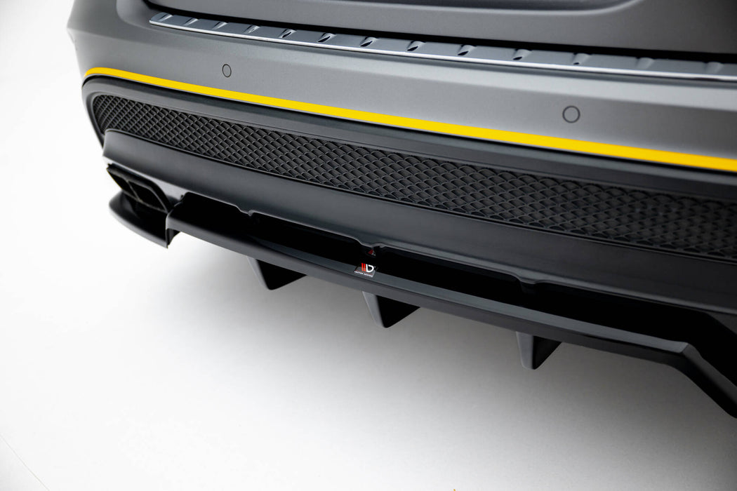 Maxton Design Rear Splitter (with vertical bars) V.2 Mercedes-Benz GLA 45 AMG X156