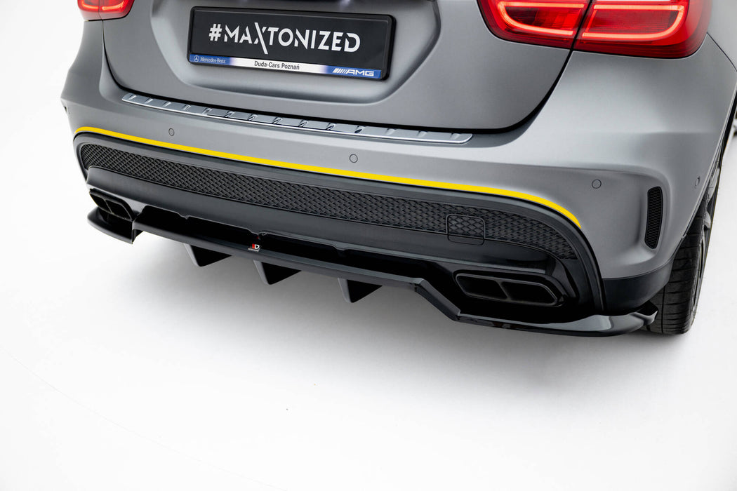 Maxton Design Rear Splitter (with vertical bars) V.2 Mercedes-Benz GLA 45 AMG X156